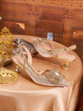 Tacones de cristal