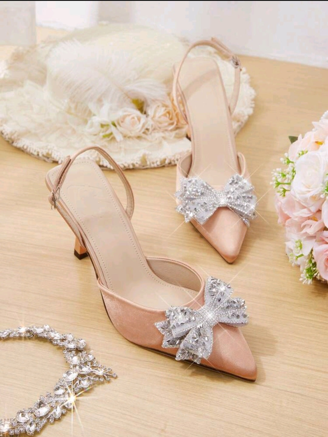 Tacones strass cristal cm