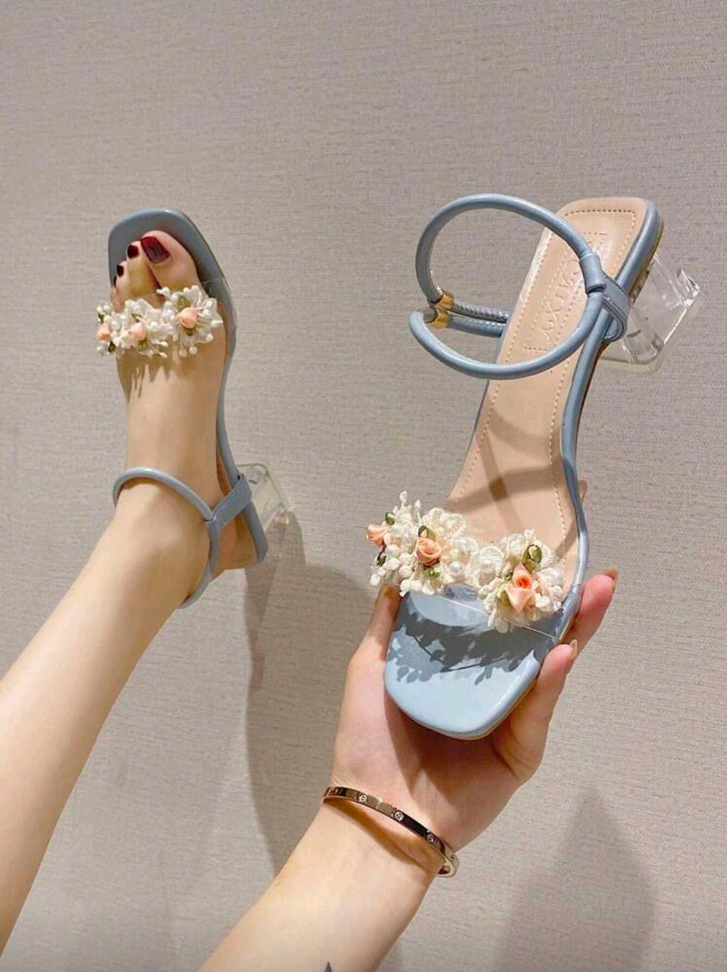 Sandalias De flor