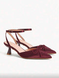 Tacones Rojo Violeta Talla 37