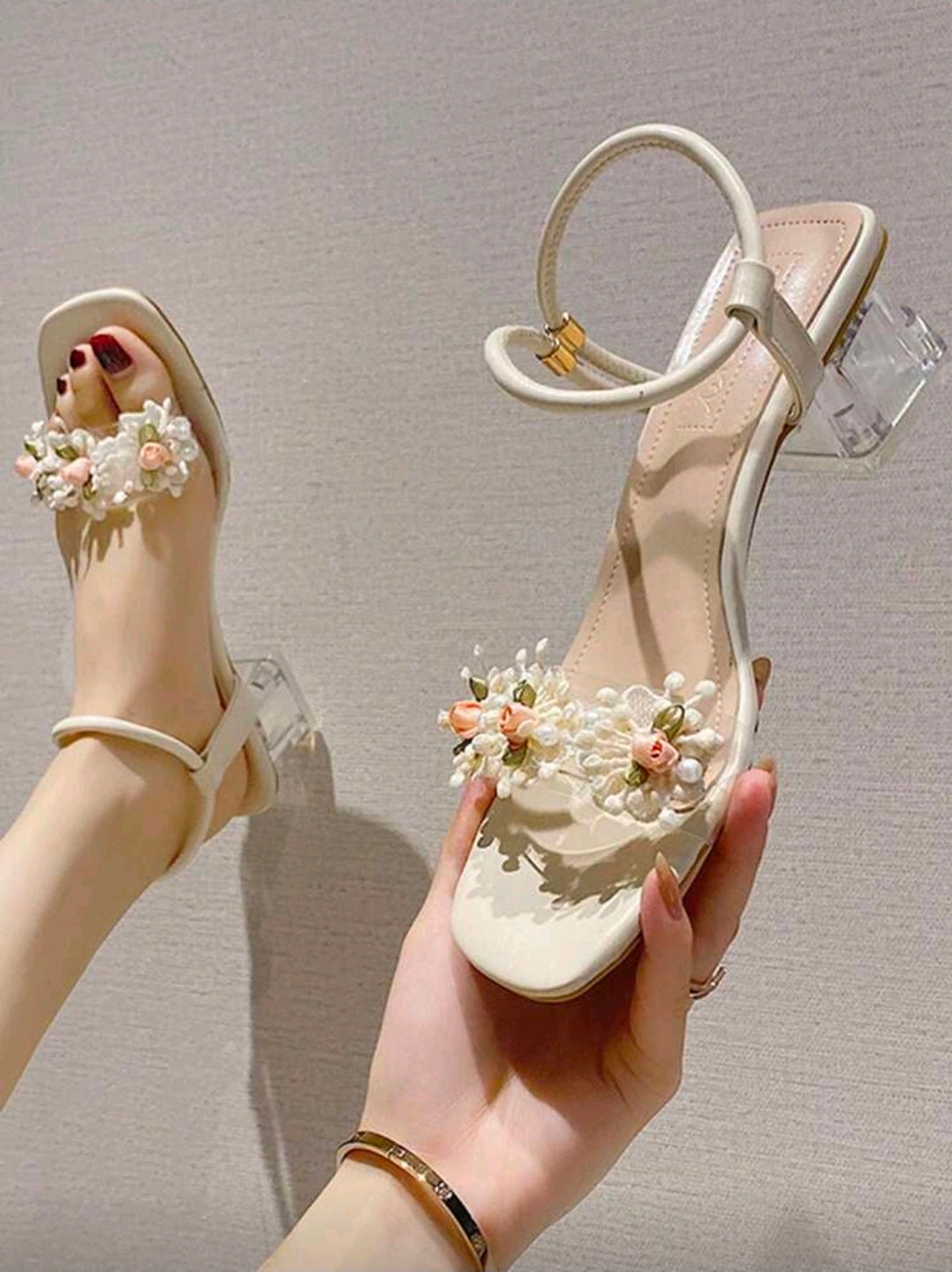 Sandalias De flor